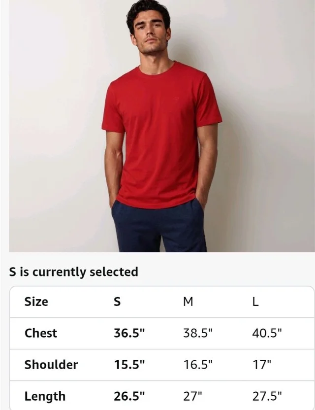 Van Heusen Men’s Crew Neck T-Shirt – Soft & Breathable Cotton | Regular Fit | Comfortable Everyday Casual Wear | Short Sleeves | Summer Favorite |Solid Colors | Style 60052|Available in Pack of 1 & 2
- S