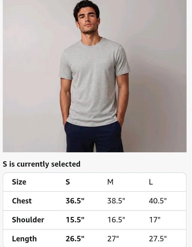 Van Heusen Men’s Crew Neck T-Shirt – Soft & Breathable Cotton | Regular Fit | Comfortable Everyday Casual Wear | Short Sleeves | Summer Favorite |Solid Colors | Style 60052|Available in Pack of 1 & 2
- S