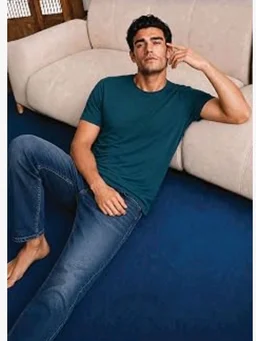 Van Heusen Men’s Crew Neck T-Shirt – Soft & Breathable Cotton | Regular Fit | Comfortable Everyday Casual Wear | Short Sleeves | Summer Favorite |Solid Colors | Style 60052|Available in Pack of 1 & 2
- M