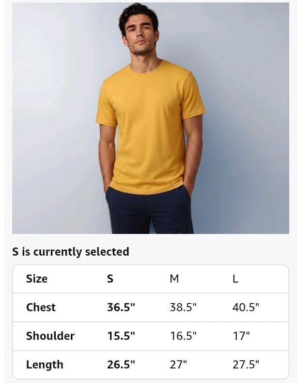 Van Heusen Men’s Crew Neck T-Shirt – Soft & Breathable Cotton | Regular Fit | Comfortable Everyday Casual Wear | Short Sleeves | Summer Favorite |Solid Colors | Style 60052|Available in Pack of 1 & 2
- S