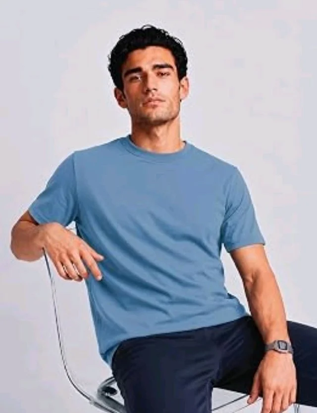 Van Heusen Men’s Crew Neck T-Shirt – Soft & Breathable Cotton | Regular Fit | Comfortable Everyday Casual Wear | Short Sleeves | Summer Favorite |Solid Colors | Style 60052|Available in Pack of 1 & 2
- M