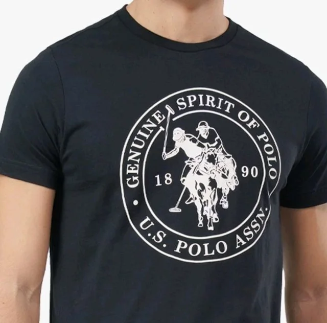 U.S. Polo ASSN. Men's I643 Comfort Fit Printed Lounge Cotton T-Shirt
- M