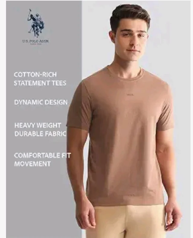 U.S. Polo ASSN. Mens OEE06 Comfort Fit Round Neck Loungewear T-Shirt
- L