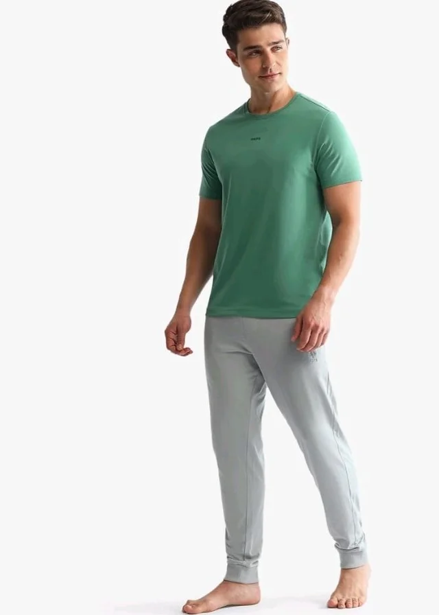U.S. Polo ASSN. Mens OEE06 Comfort Fit Round Neck Loungewear T-Shirt
- S