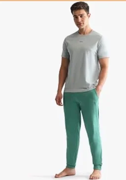 U.S. Polo ASSN. Mens OEE06 Comfort Fit Round Neck Loungewear T-Shirt
- L