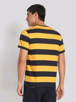 U.S. Polo ASSN. Men's I688 Crew Neck Striped Lounge T-Shirt - 2XL