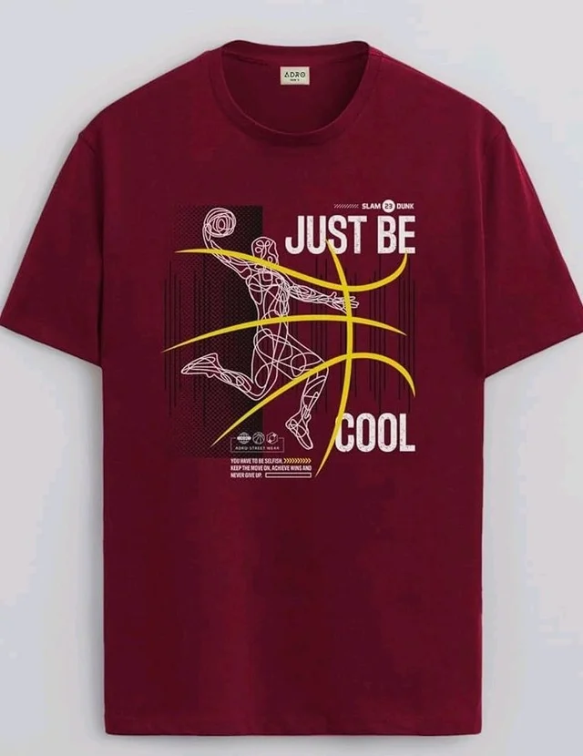 ADRO Men's Graphic Printed 100% Cotton T-Shirt - Regular Fit, Printed T-Shirts for Men
- L