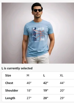 ADRO Men's Graphic Printed 100% Cotton T-Shirt - Regular Fit, Printed T-Shirts for Men
- 3XL