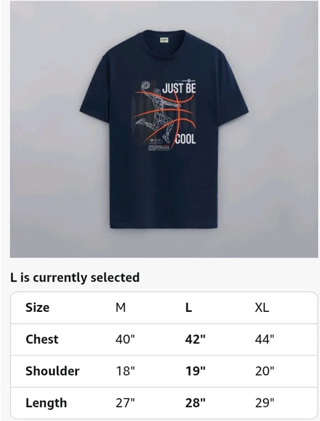 ADRO Men's Graphic Printed 100% Cotton T-Shirt - Regular Fit, Printed T-Shirts for Men
- 2XL