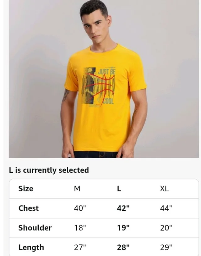 ADRO Men's Graphic Printed 100% Cotton T-Shirt - Regular Fit, Printed T-Shirts for Men
- 3XL