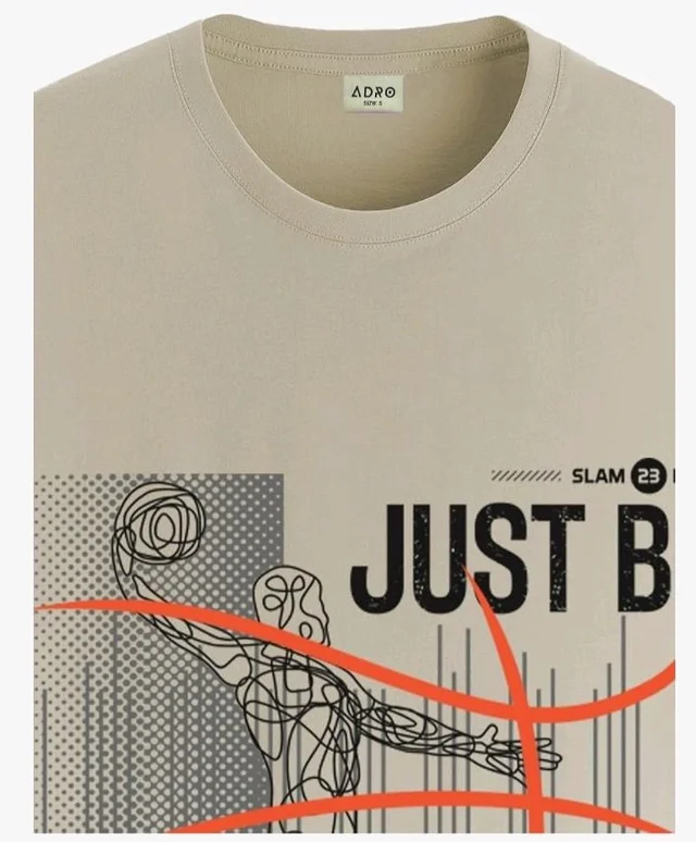 ADRO Men's Graphic Printed 100% Cotton T-Shirt - Regular Fit, Printed T-Shirts for Men
- 2XL