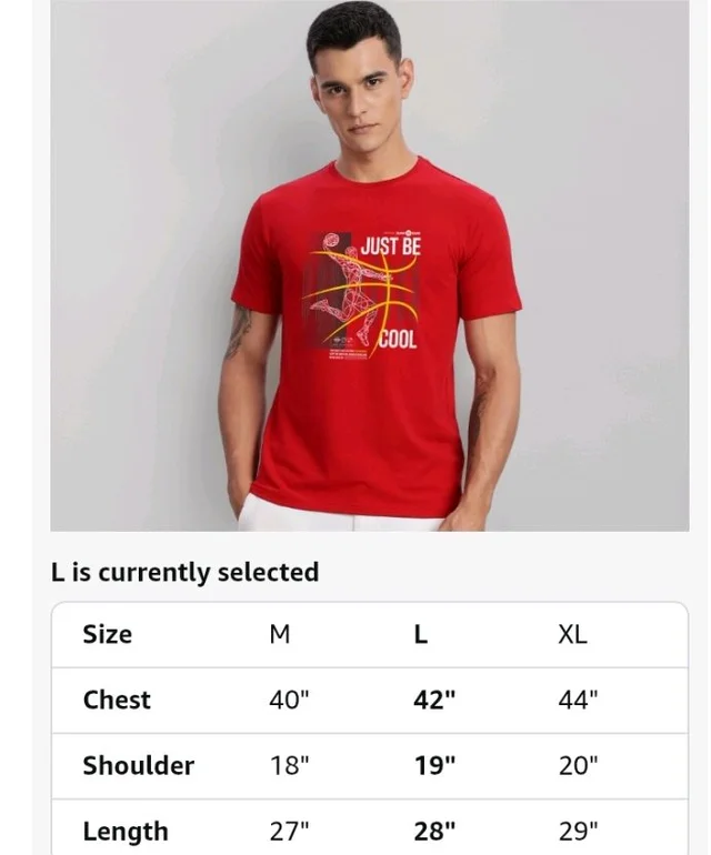 ADRO Men's Graphic Printed 100% Cotton T-Shirt - Regular Fit, Printed T-Shirts for Men
- 3XL