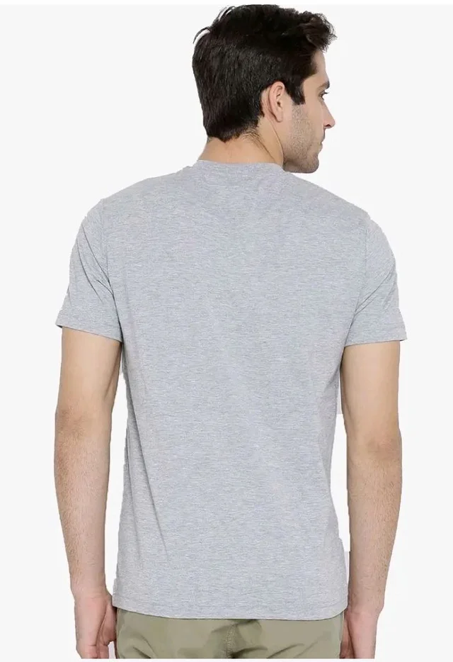 ADRO Men's Printed Cotton T-Shirt | Regular Fit | Round Neck
- L