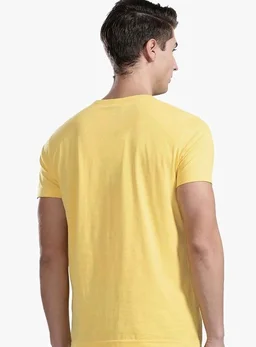 ADRO Men's Printed Cotton T-Shirt | Regular Fit | Round Neck
- L
