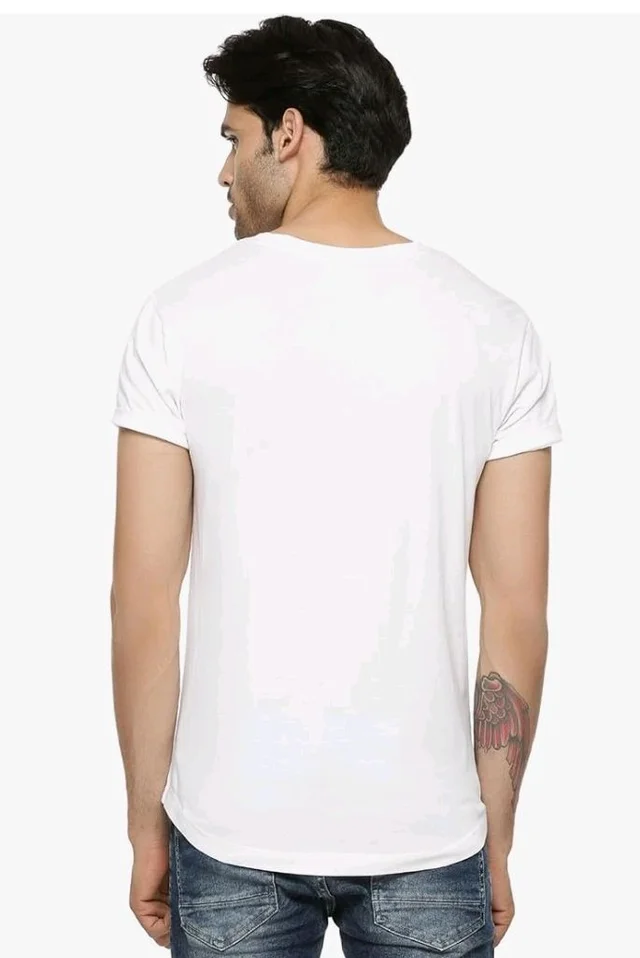 ADRO Men's Printed Cotton T-Shirt | Regular Fit | Round - 2XL