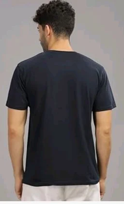 XENOVAURBAN Men's Graphic Printed RN-ESLYR Round Neck Regular and Plus Size Cotton T-Shirt
- S