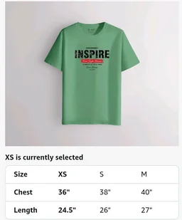 XENOVAURBAN Men's Cotton Printed Regular Fit T-Shirt | Stylish Round Neck Graphic Tshirt - RN-INSPIRE1
- 2XL