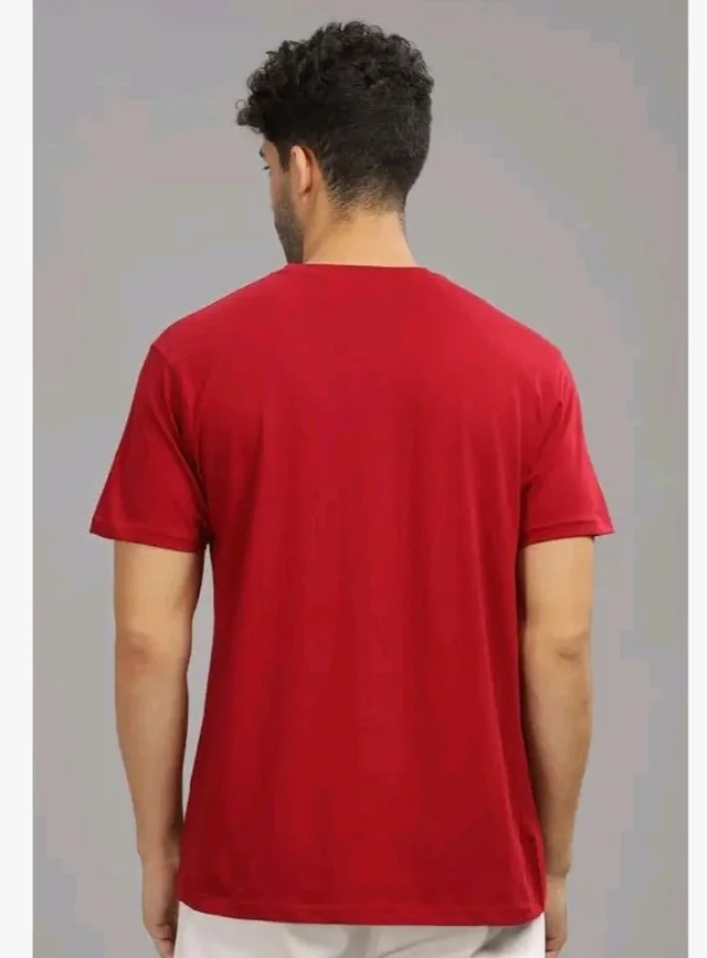 XENOVAURBAN Men's Graphic Printed RN-Earth Round Neck Regular and Plus Size Cotton T-Shirt
- L