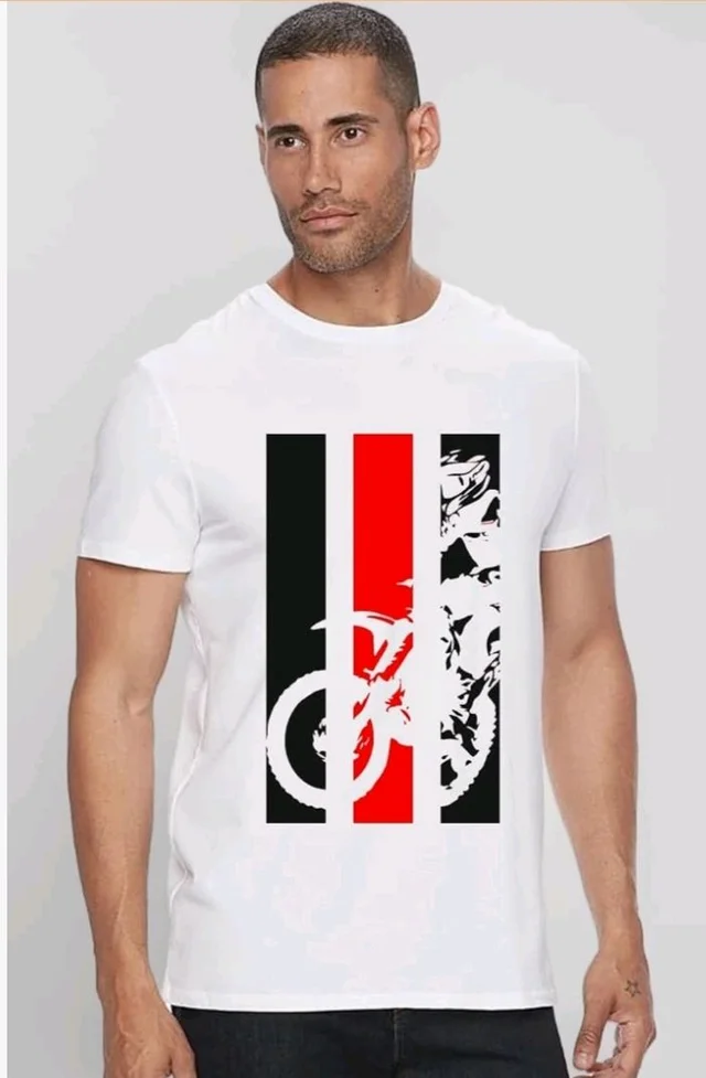 ADRO Men's 100% Cotton Regular Fit T-Shirt
- M