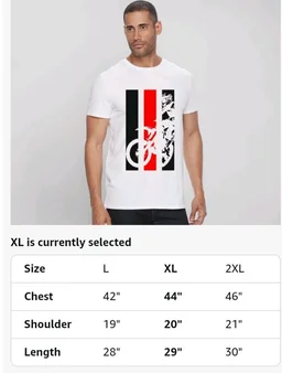 ADRO Men's 100% Cotton Regular Fit T-Shirt
- M