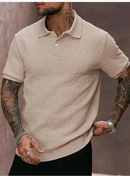 GRECIILOOKS Textured Polo T-Shirt for Men | Premium Jacquard Collared Cotton Blend Polo | Smart Casual & Formal t Shirt for Men | Stylish t Shirt for Mens for Office, Party & Everyday
- 4XL