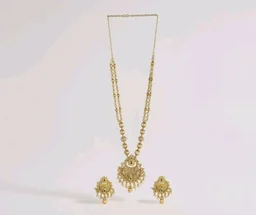 Rubans Gold Plated Traditional Festive Necklace Set for Women Design
