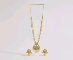 Rubans Gold Plated Traditional Festive Necklace Set for Women Design
