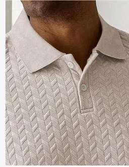 GRECIILOOKS Textured Polo T-Shirt for Men | Premium Collared Jacquard Leaf Polo | Smart Casual & Formal t Shirt for Men | Stylish t Shirt for Mens for Office, Party & Everyday Outfit
- 2XL