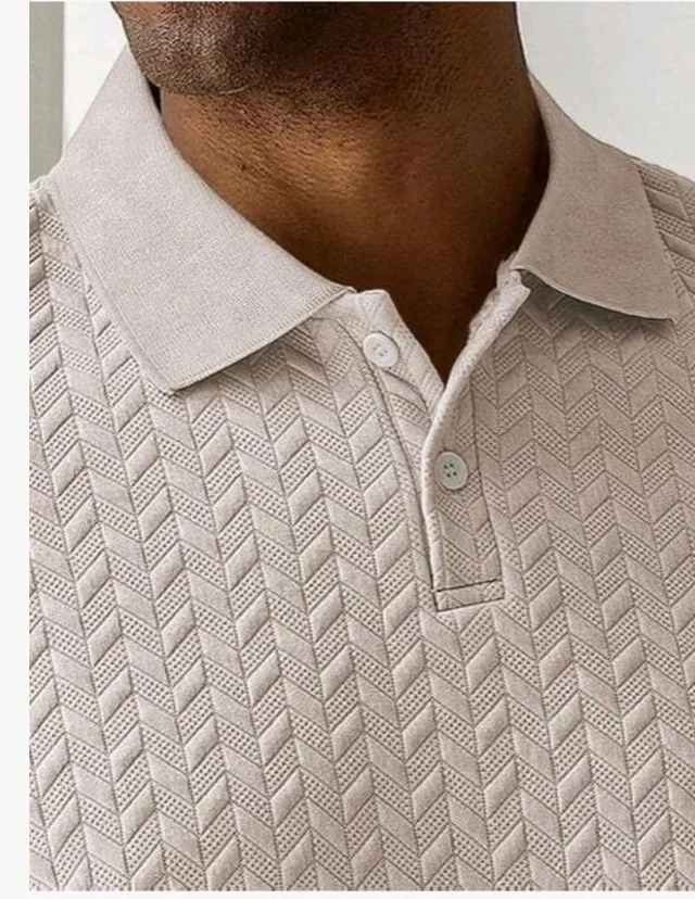 GRECIILOOKS Textured Polo T-Shirt for Men | Premium Collared Jacquard Leaf Polo | Smart Casual & Formal t Shirt for Men | Stylish t Shirt for Mens for Office, Party & Everyday Outfit
- 2XL
