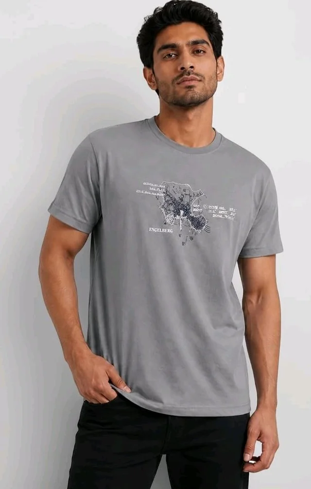 Men's Cotton Blend T-Shirt | Casual Wear | Round Neck
soft breathable fabric, regular wash durable, solid colour tee
- M