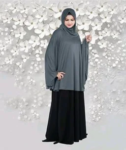 Mehar Hijab's Modest Women's Stylish Instant Sleeve Hijab Solid Polycotton Feel Good Fabric HANANA Sleeve Hijab Free Size