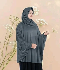 Mehar Hijab's Modest Women's Stylish Instant Sleeve Hijab Solid Polycotton Feel Good Fabric HANANA Sleeve Hijab Free Size