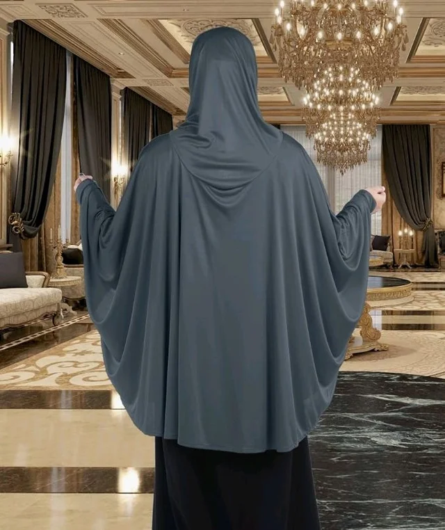 Mehar Hijab's Modest Women's Stylish Instant Sleeve Hijab Solid Polycotton Feel Good Fabric HANANA Sleeve Hijab Free Size