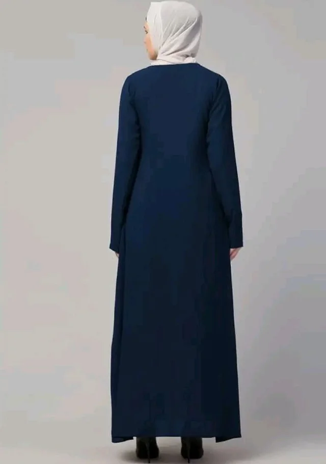 Muslim Closet� Women's Inner Abaya Dress With Side Pocket Made with Nida Matte Fabric