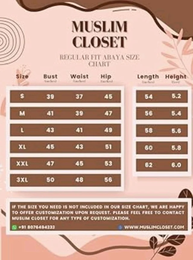 Muslim Closet� Women's Inner Abaya Dress With Side Pocket Made with Nida Matte Fabric - Bottle Green