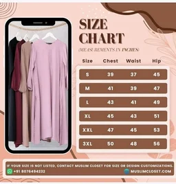 Muslim Closet� Women's Inner Abaya Dress With Cuff Sleeves And Side Pocket Made in Nida Matte Fabric - Jade Green