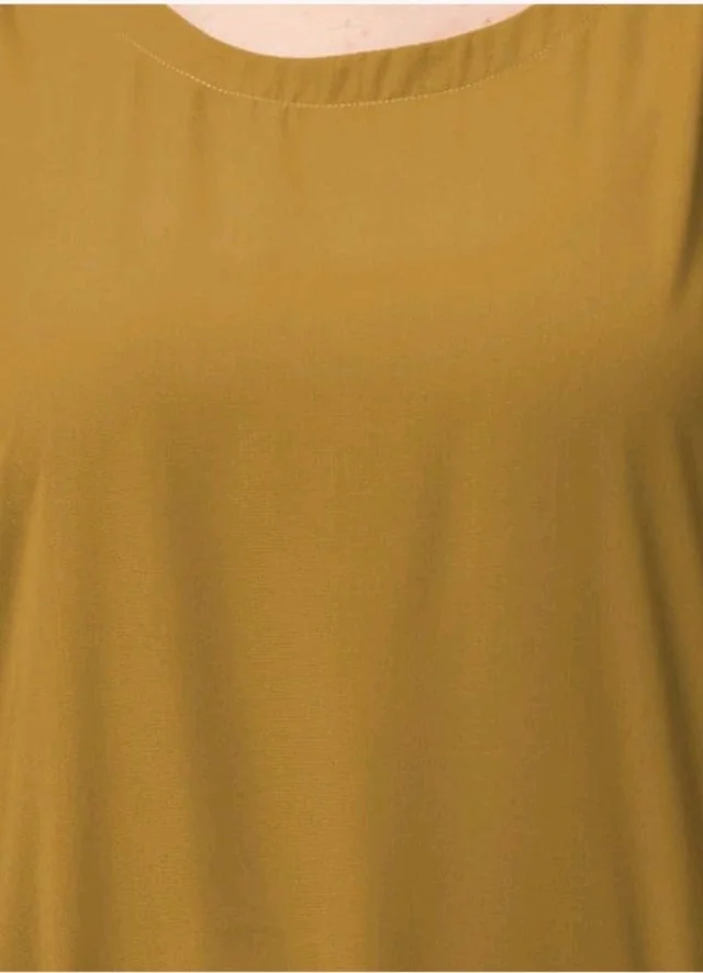Muslim Closet� Women's Inner Abaya Dress With Cuff Sleeves And Side Pocket Made in Nida Matte Fabric
- Mustard