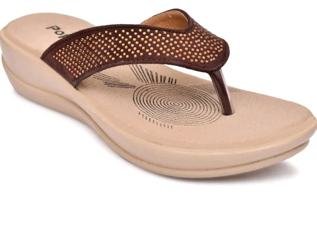 Orthopedic Footwear for Women | Comfortable Ortho Slippers for Daily Use | Flat Heel Anti Skid Sandals | Stylish Chappals for Ladies