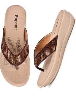 Orthopedic Footwear for Women | Comfortable Ortho Slippers for Daily Use | Flat Heel Anti Skid Sandals | Stylish Chappals for Ladies