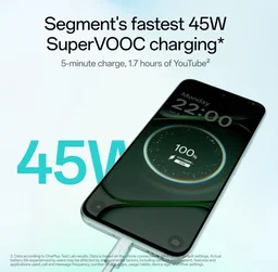 OnePlus N6 | 6GB+128GB | Fresh Mint | Segment's Biggest 8000mAh Battery | Segment's Fastest 45W Charging | 60-Month Smoothness | Smooth 120Hz Display | 50MP Camera | Military-Grade Durability