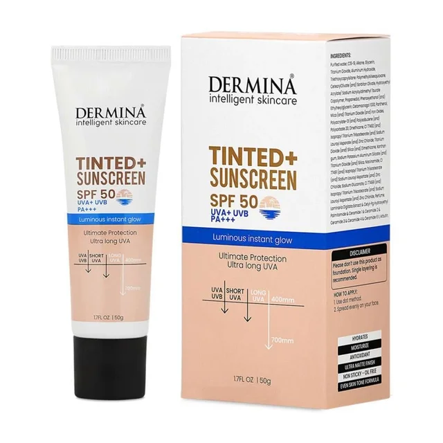 Dermina Tinted+ Sunscreen SPF 50