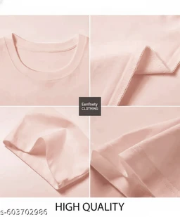 Eenfnety ™ Men Fashion Cotton Blend T-Shirt | Men Half Sleeve Casual Regular Fit T Shirt | Stylish Trendy Solid Men Mandarin Collar Hlaf Sleeves Combo T-Shirt for Men | Laple collar t-shirt - XS,S,M, Peach Pink