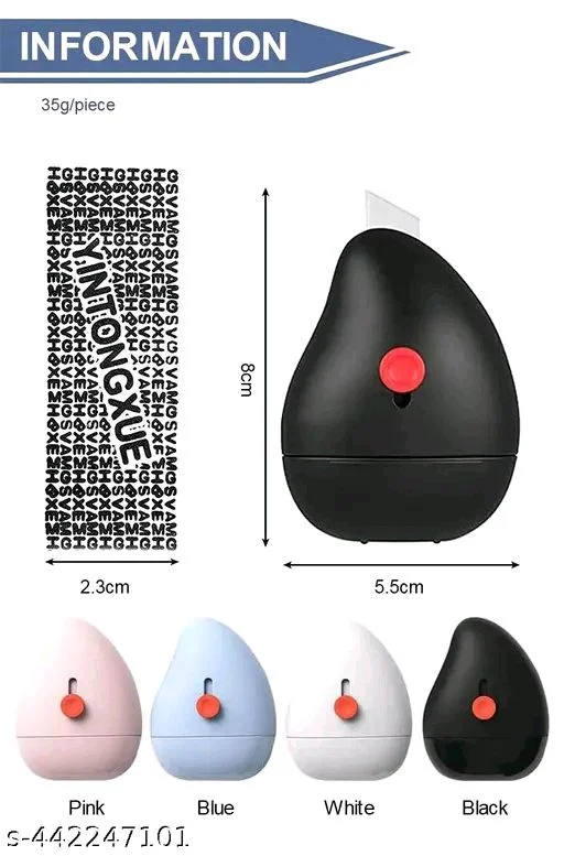 2 in 1 Identity PCENFAP001 Protection Roller Stamp with Retractable Box Opener for Mail, ID Blackout, Privacy Confidential for Guard Privacy Information BlockoutName: 2 in 1 Identity Protection Roller Stamp with Retractable Box Opener for Mail, ID Blackout, Privacy Confidential for Guard Privacy Information BlockoutMaterial: PlasticInk Colour: BlackSelf Inking: YeS