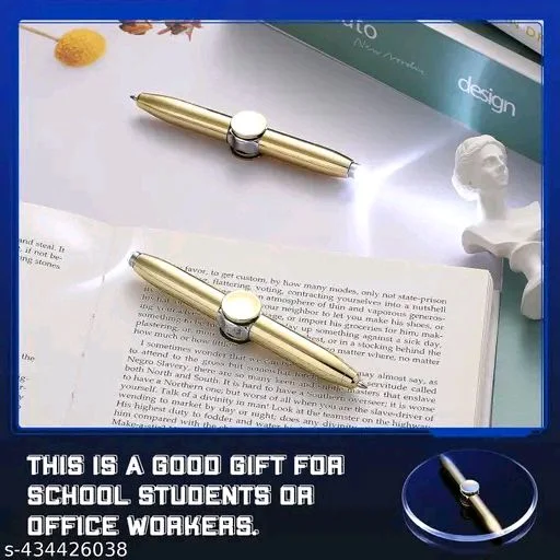 Fidget Pen PCENFAP008 Spinning Pen with LED Light Multi Functional Help Stress Reducer Help Thinking Ballpoint Pen Anti Stress Anxiety Gift Pen for Business Adults Students Kids.Name: Fidget Pen Spinning Pen with LED Light Multi Functional Help Stress Reducer Help Thinking Ballpoint Pen Anti Stress Anxiety Gift Pen for Business Adults Students Kids.Colour: Multicolor