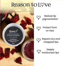 Eenfnety ™ PCENFLB001 Lip Balm For Dark Lips Lightening, Dry And Chapped Lips - Black