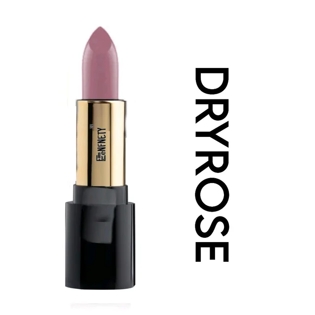 Eenfnety ™ Lipstick PCENFLS001 Black Lipstick With Glossy Payoff - Long Lasting Nourishment, Enriched With Vitamin E & Jojoba Oil - Vegan & Paraben Free - DryRose