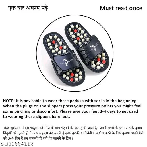 Eastern Club PCENFAP011 Yoga Paduka Manual Acupressure Foot Relaxer/Foot Massager Slipper/Spring Acupressure Magnetic Therapy Sandals/Rotating Acupressure Foot Slippers for Men & WomenName: Eastern Club Yoga Paduka Manual Acupressure Foot Relaxer/Foot Massager Slipper/Spring Acupressure Magnetic Therapy Sandals/Rotating Acupressure Foot Slippers for Men & Women - IND-9