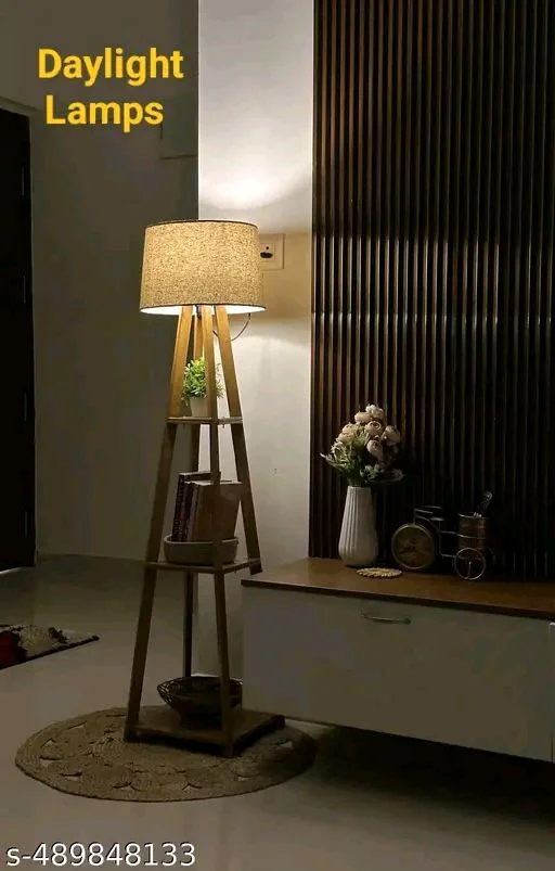 Classy PCENFAP016 wooden floor stool lamps for decor your home shade colour beige with LED bulb and 1.75 meter wire 
Name: Classy wooden floor stool lamps for decor your home shade colour beige with LED bulb and 1.75 meter wire 
 