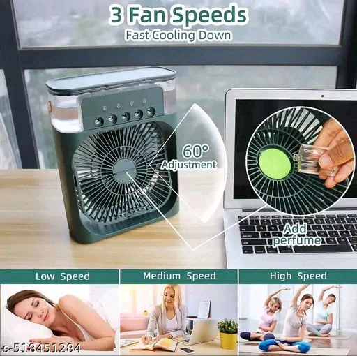 Portable PCENFAP031 Mini Cooler | Small Personal Conditioner for Room Cooling | Mini AC with Water Tank & USB Powered | Arctic Portable Cooling Fan for Home, Office, Kitchen, and Travel Use.
- Teal