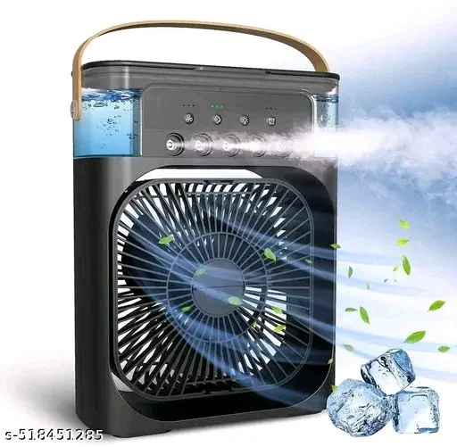 Portable PCENFAP031 Mini Cooler | Small Personal Conditioner for Room Cooling | Mini AC with Water Tank & USB Powered | Arctic Portable Cooling Fan for Home, Office, Kitchen, and Travel Use.
- Black